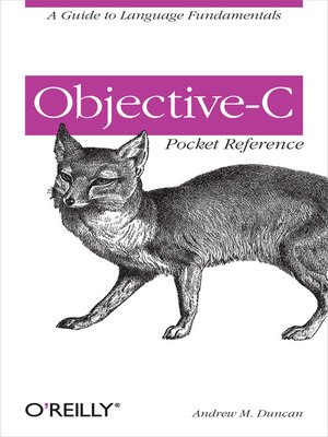 cover image of Objective-C Pocket Reference